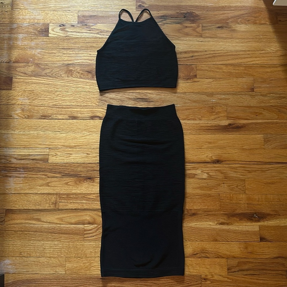 BCBG GENERATION TWO PC SET BLK XS/S